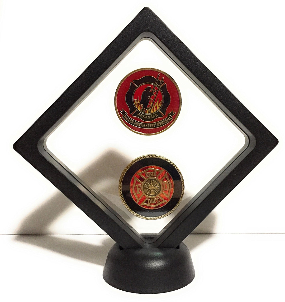 9 Coin Cedar AA Medallion Holder Chip Display Handmade #1 – RecoveryChip